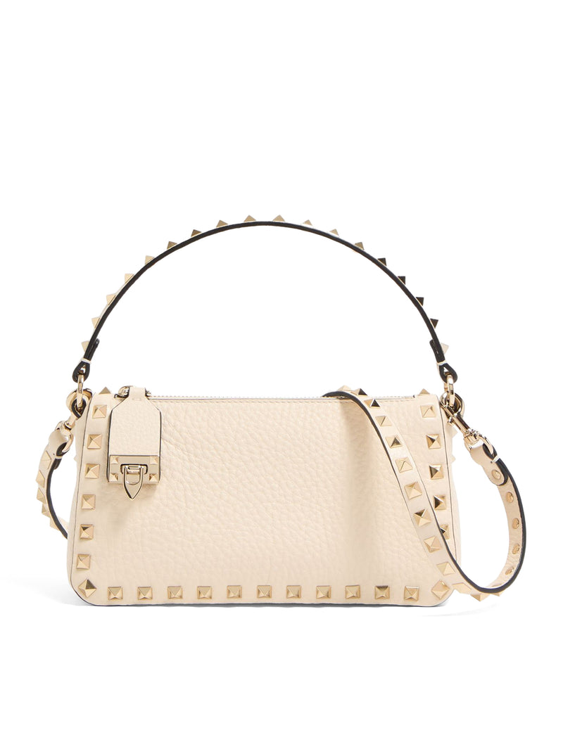 ROCKSTUD SMALL GARNET CALFSKIN CROSSBODY BAG