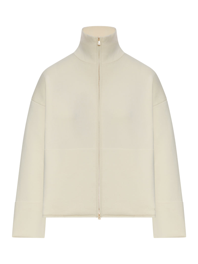 HIGH NECK SWEATSHIRT WITH ZIP