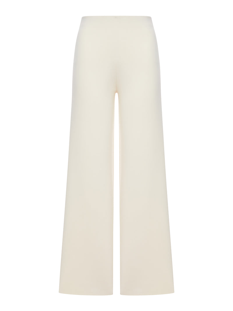 CREPE KNIT TROUSERS