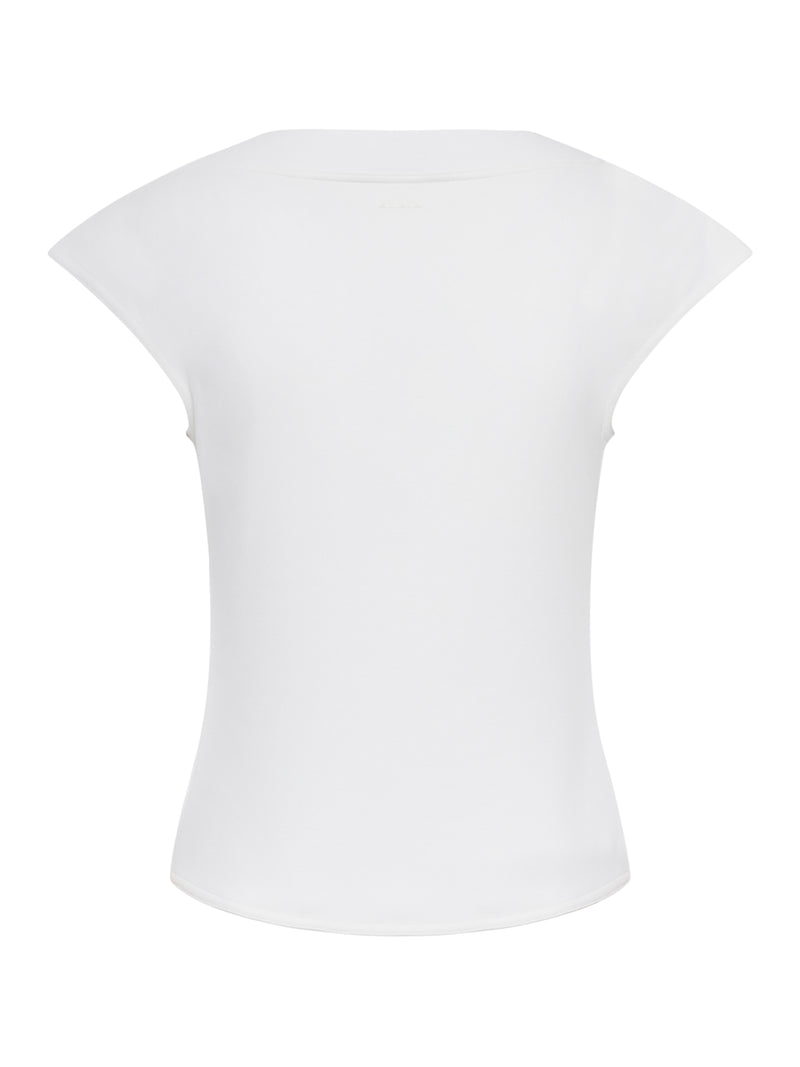 BASIC T-SHIRT WITH CURVED HEM