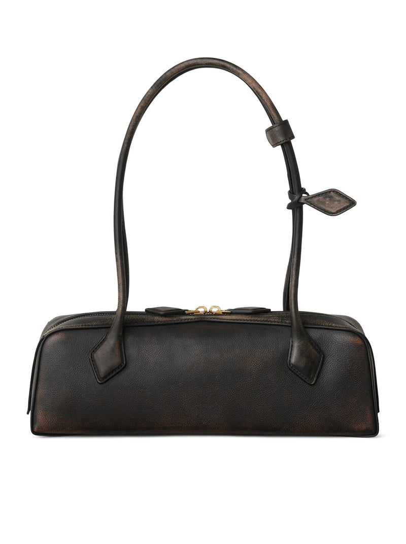 LE TECKEL MEDIUM BAG IN AGED LEATHER