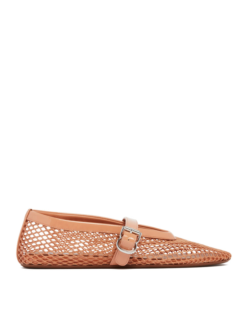 FLAT MESH BALLERINAS