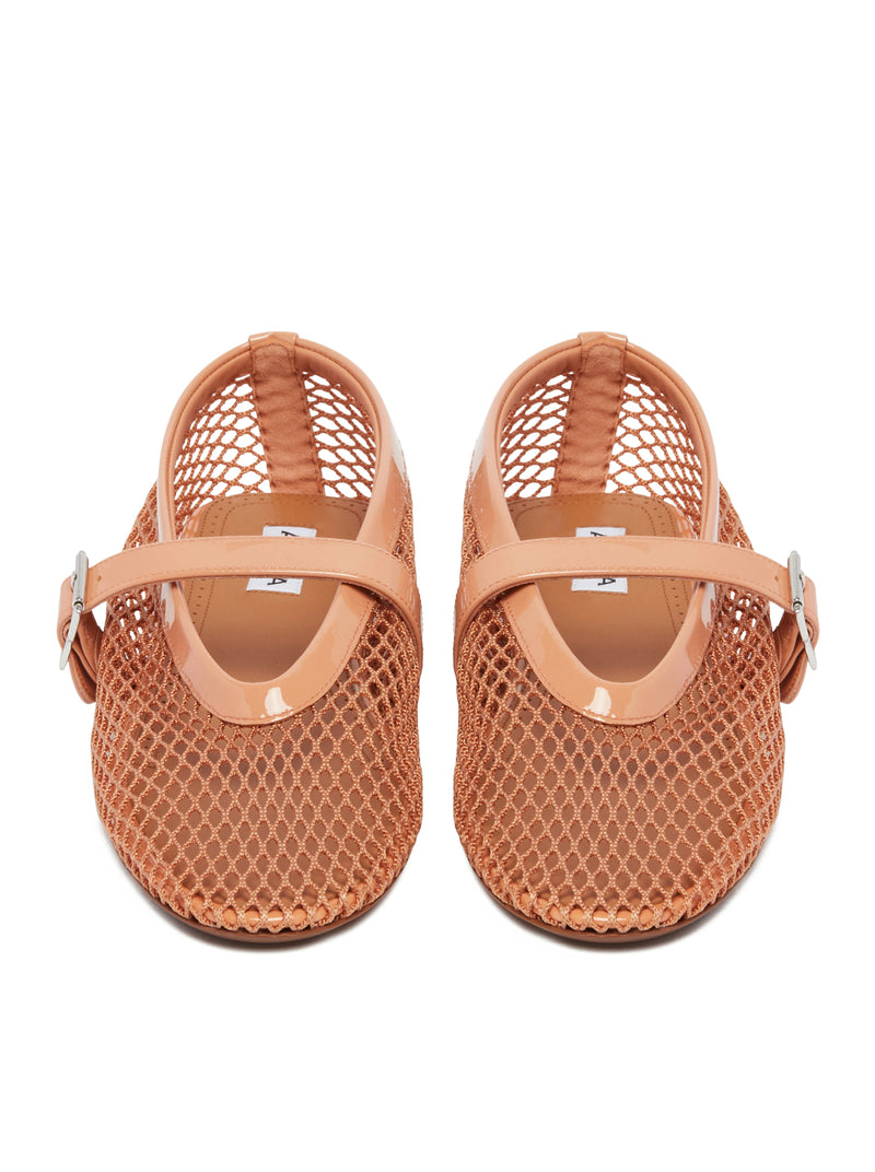 FLAT MESH BALLERINAS