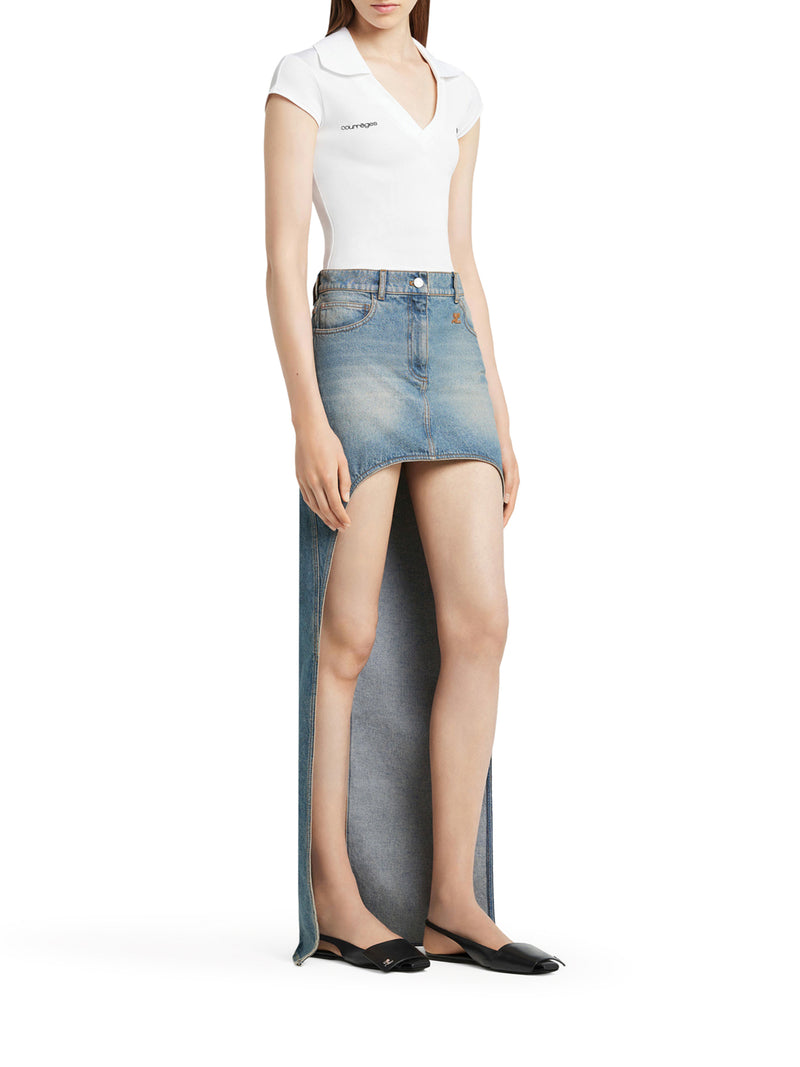 SPORT CROPPED POLO