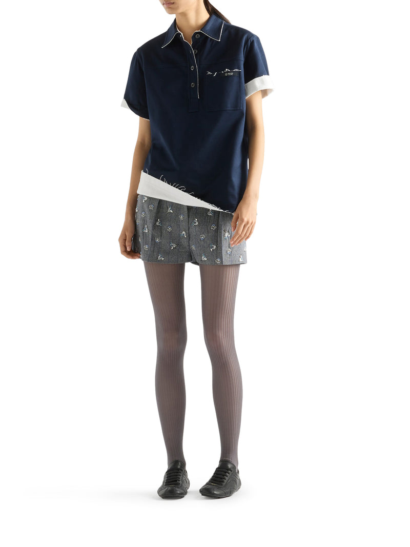 POLO SHIRT IN SCOTTISH THREAD