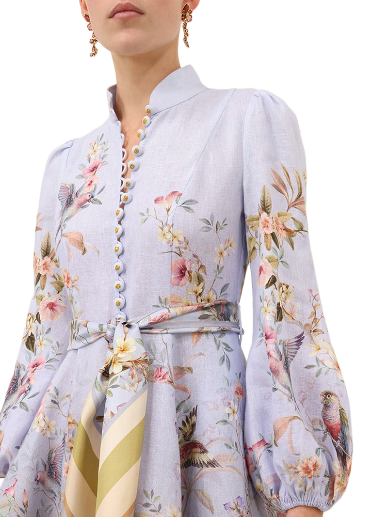 REBELLION BUTTON MINI DRESS