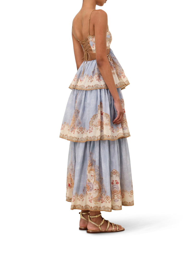 DAYLIGHT RUFFLED MAXI DRESS