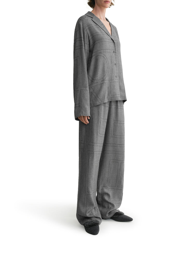 MONOGRAM FLANNEL SHIRT