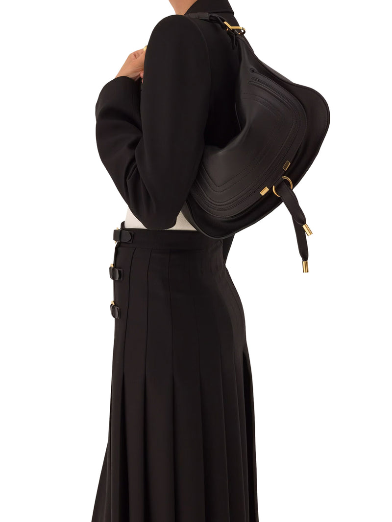 SMALL MARCIE SHOULDER BAG IN SOFT LEATHER