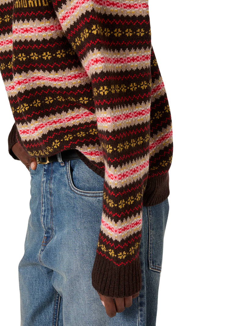 CREW NECK WOOL SWEATER