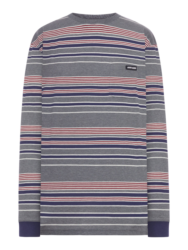 STRIPED JERSEY T-SHIRT