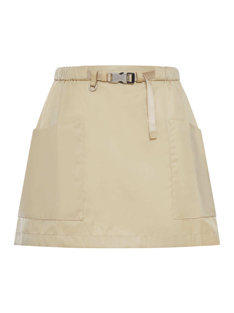 RE-NYLON MINISKIRT