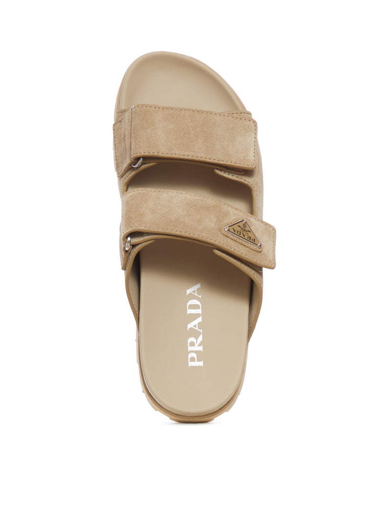 SUEDE STRAPS SANDALS