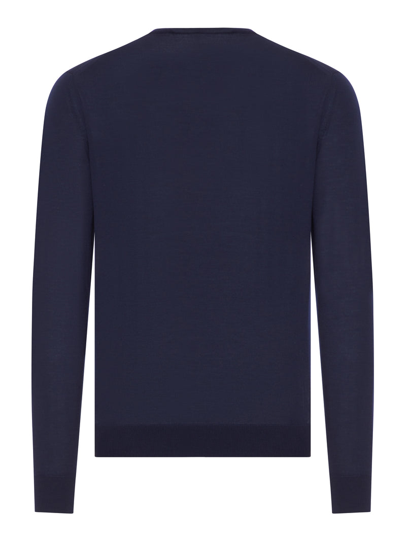 SUPERFINE WOOL CREWNECK SWEATER