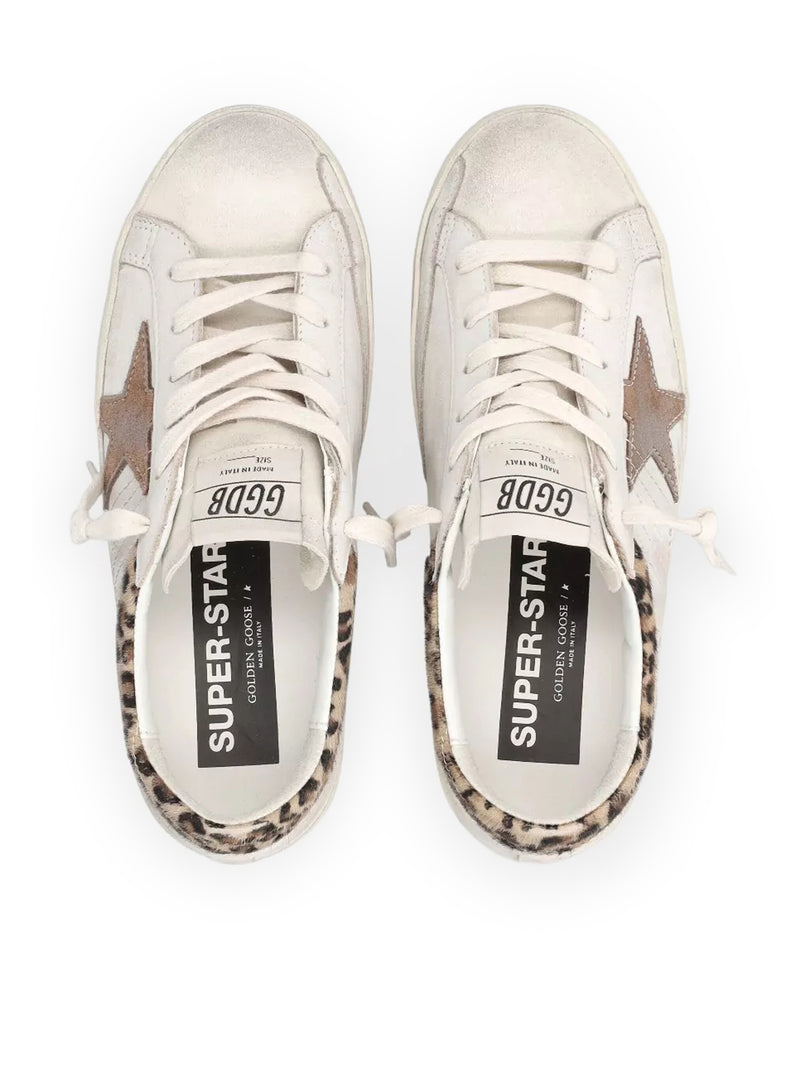 SUPERSTAR SNEAKERS WITH PONYSKIN INSERTS