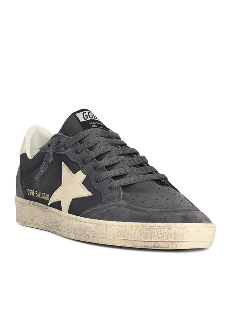 `BALL-STAR` LEATHER SNEAKER