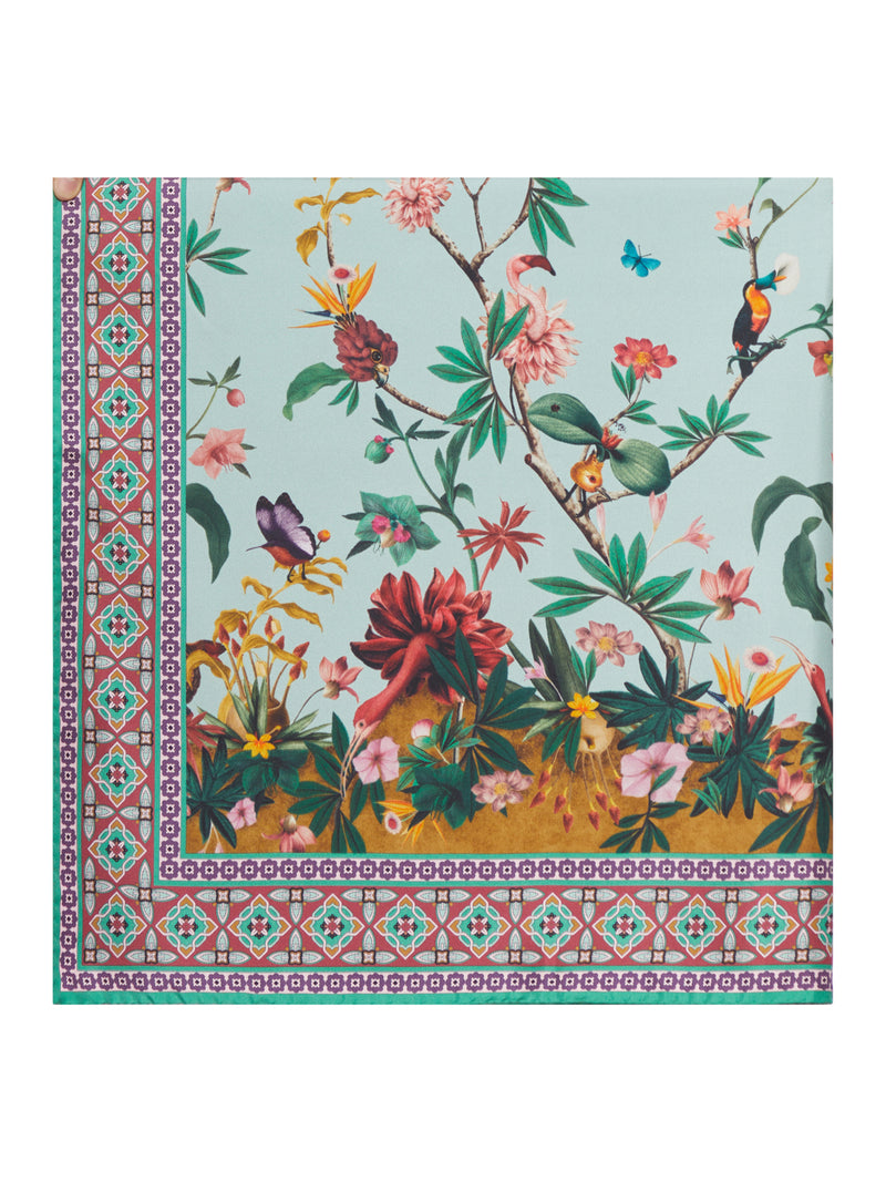 SILK SCARF WITH PRINT