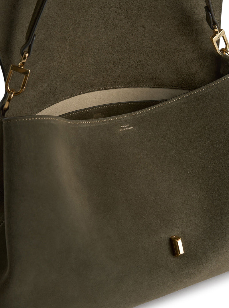 T-LOCK SUEDE BAG