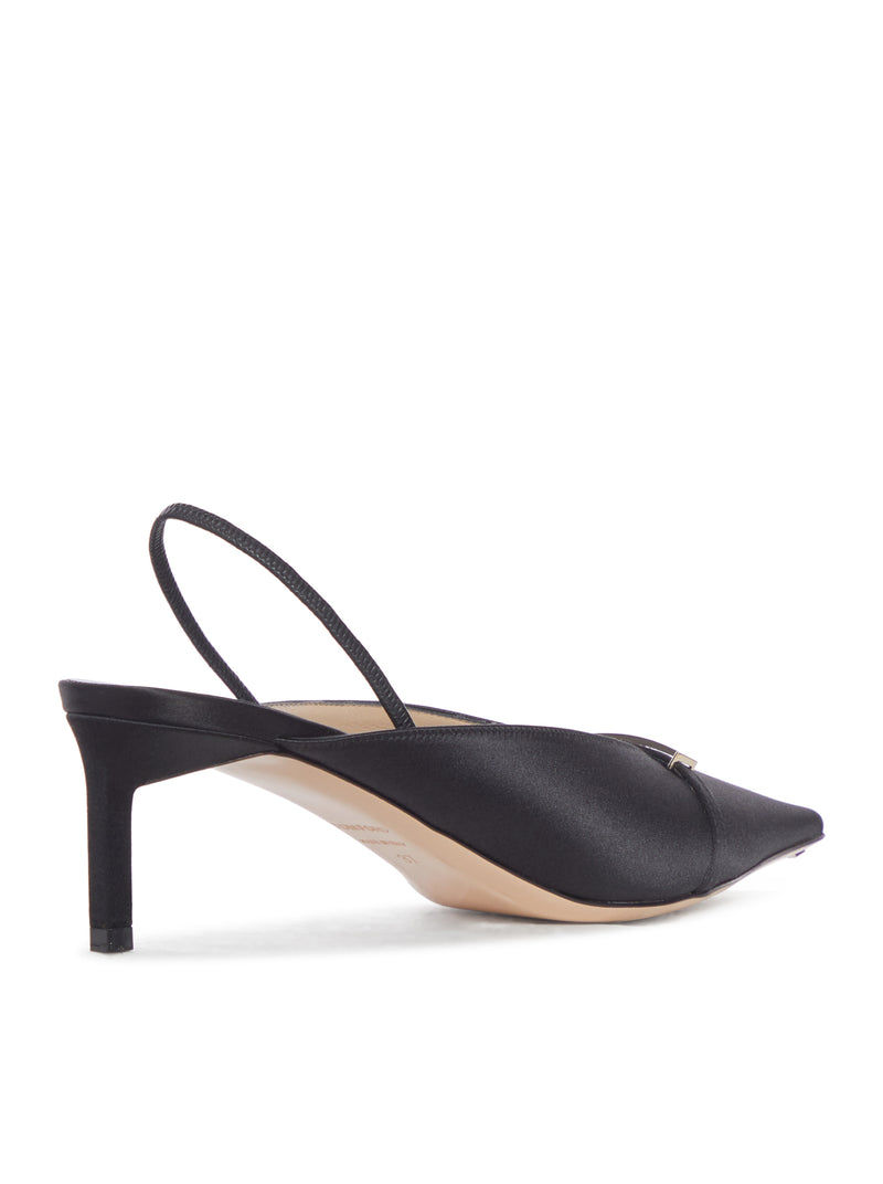 TOM FORD SLINGBACK IN SILK SATIN