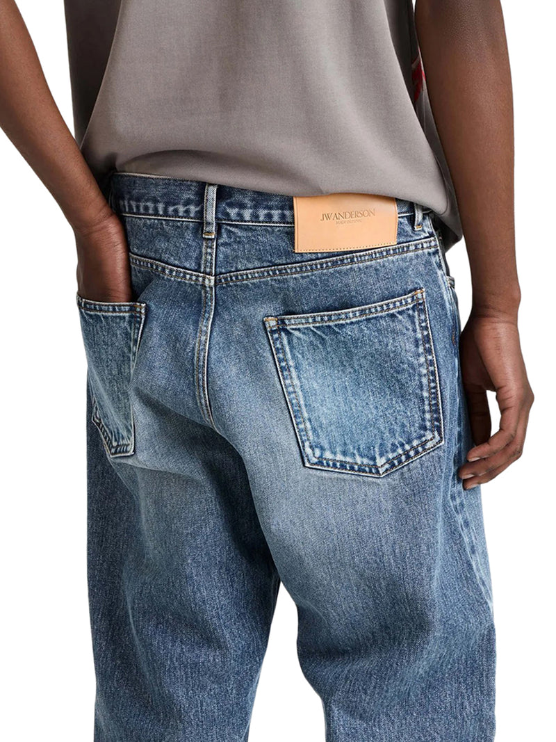 STRAIGHT LEG DENIM JEANS