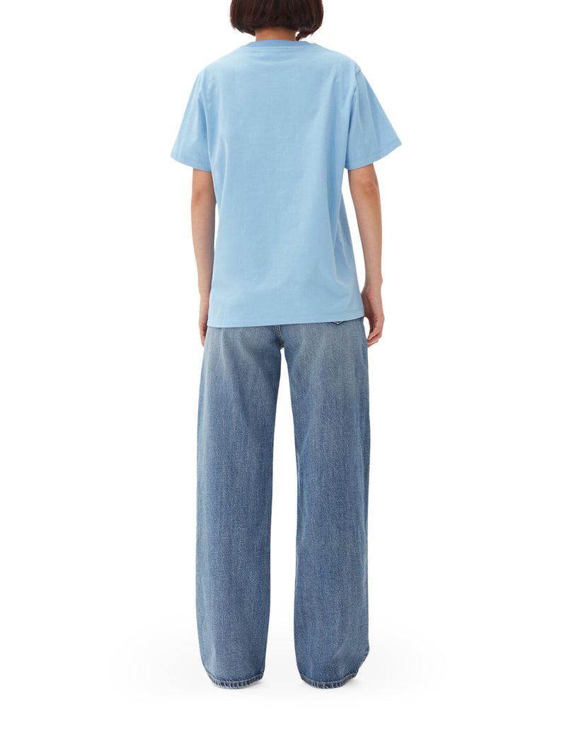 COTTON JERSEY T-SHIRT WITH TIGER PRINT