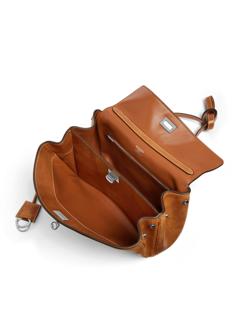 RODEO SMALL VEGETABLE TANNED LAMBSKIN BAG