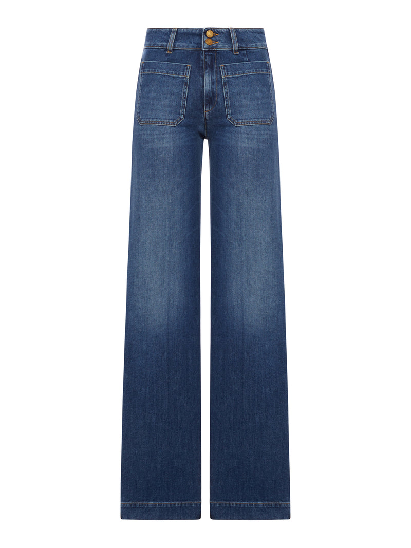 JANE COTTON DENIM JEANS
