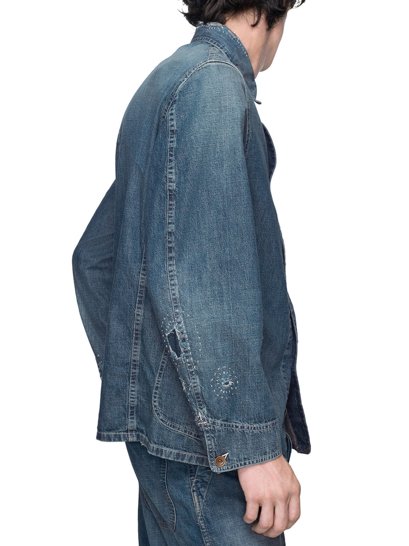 DENIM CABAN JACKET
