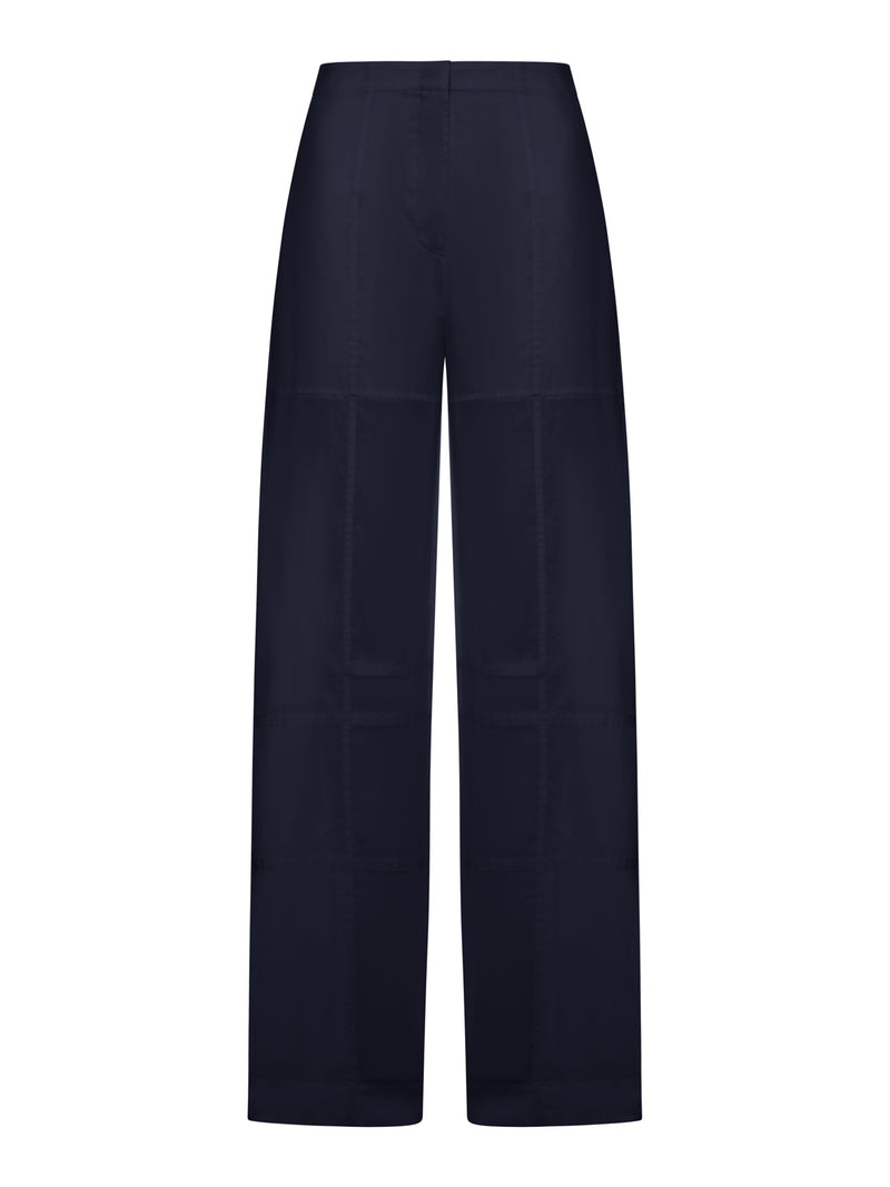 COTTON PALAZZO TROUSERS