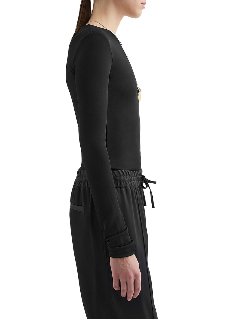 CREW NECK LONG SLEEVE T-SHIRT