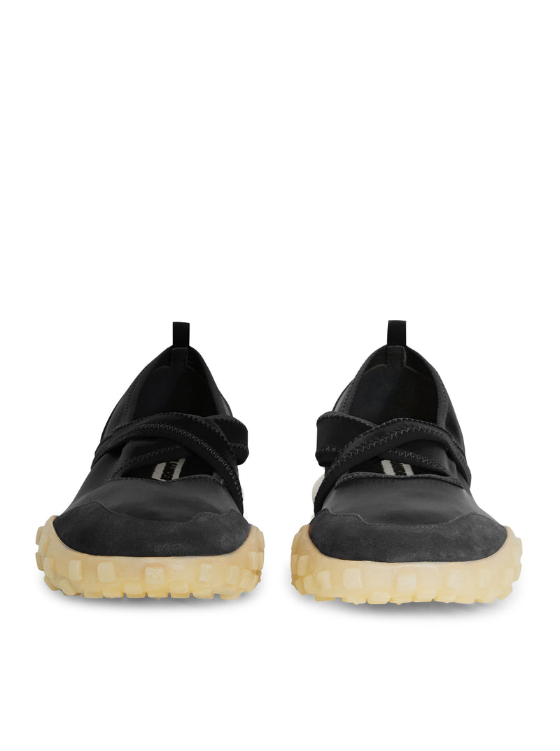 MOON SUEDE BALLET FLATS