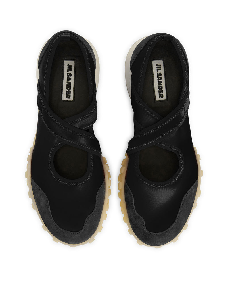 MOON SUEDE BALLET FLATS