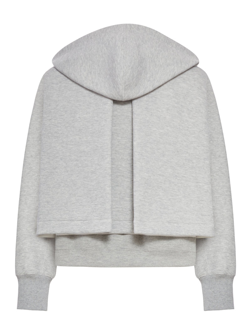 COTTON BLEND PADDED HOODIE