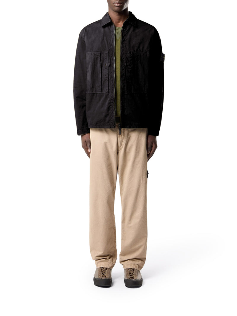 OVERSHIRT IN MERCERIZED ORGANIC COTTON RIPSTOP