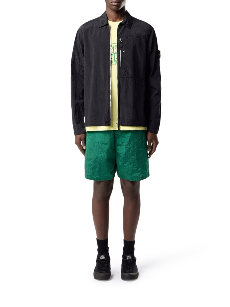 OVERSHIRT WITH ZIP AND BADGE ON THE SLEEVE