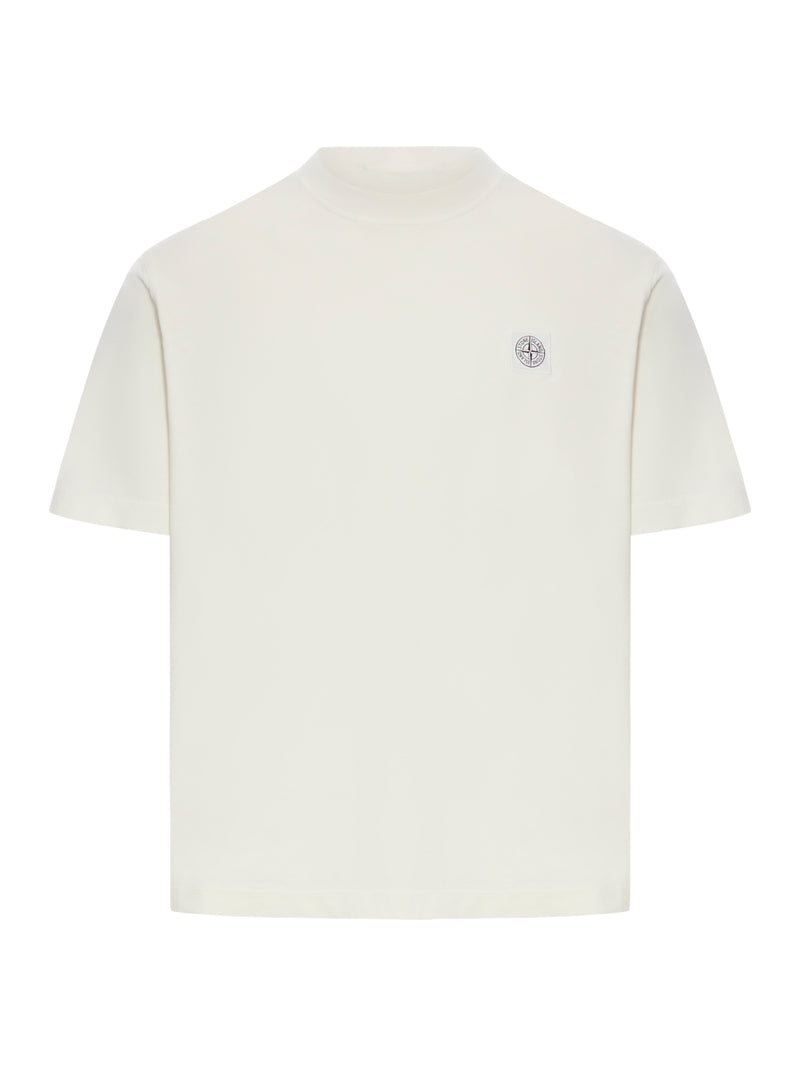 REGULAR FIT T-SHIRT WITH COMPASS LOGO