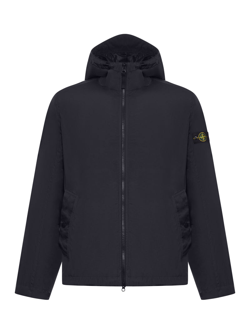 TECHNICAL FABRIC JACKET WITH COMPASS LOGO