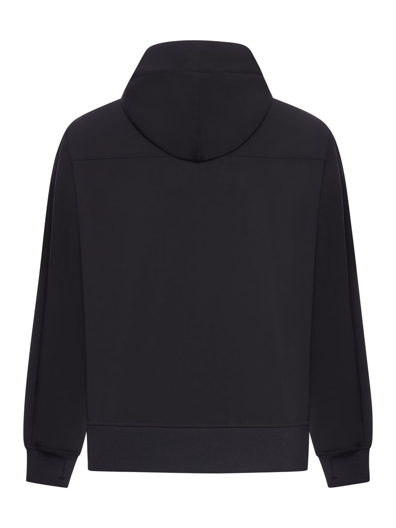 TECHNICAL FABRIC JACKET WITH COMPASS LOGO