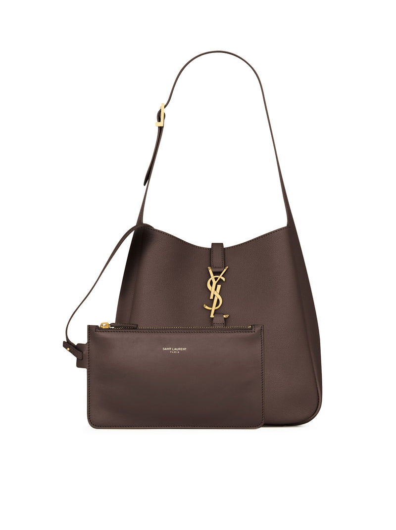 LE 5 À 7 SUPPLE SMALL IN HAMMERED LEATHER