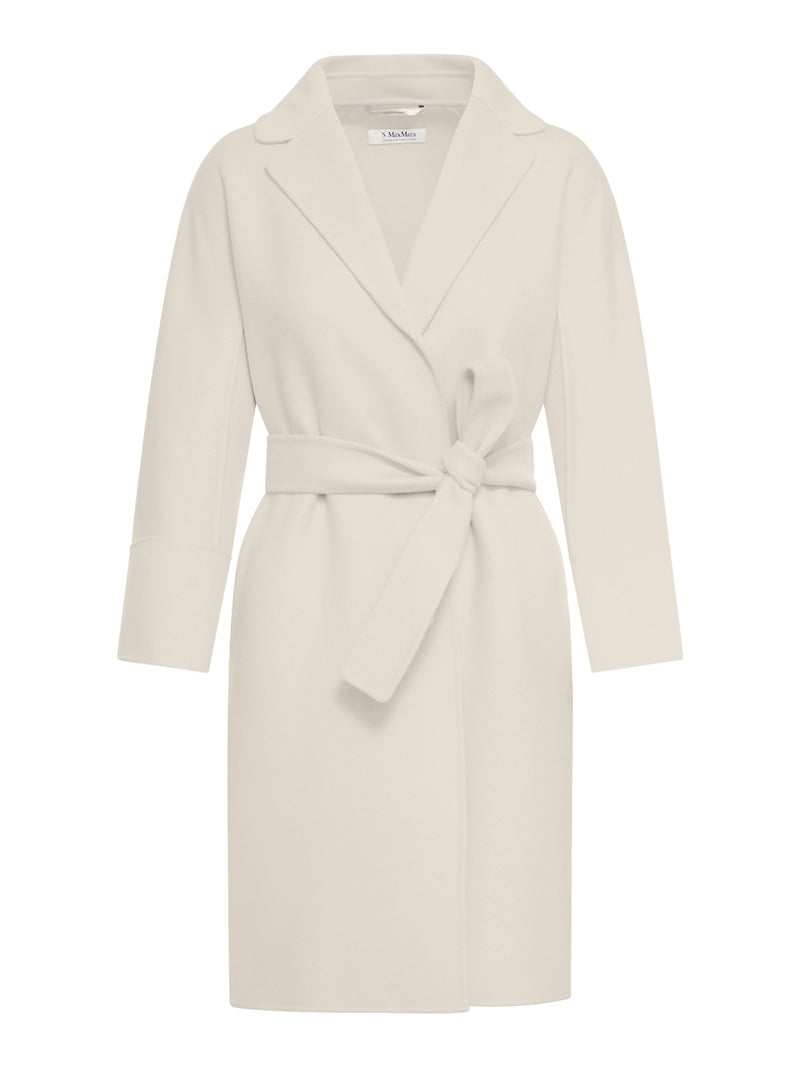 ARONA SHORT COAT IN IVORY WOOL