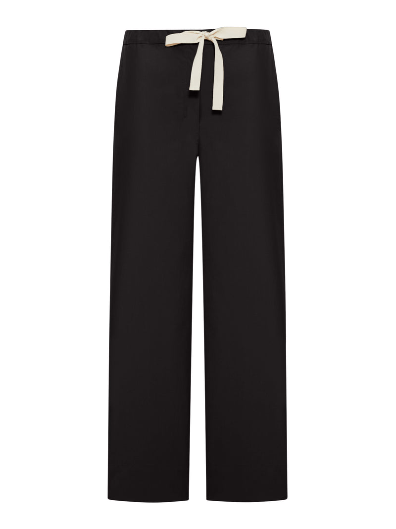 COTTON DRAWSTRING TROUSERS