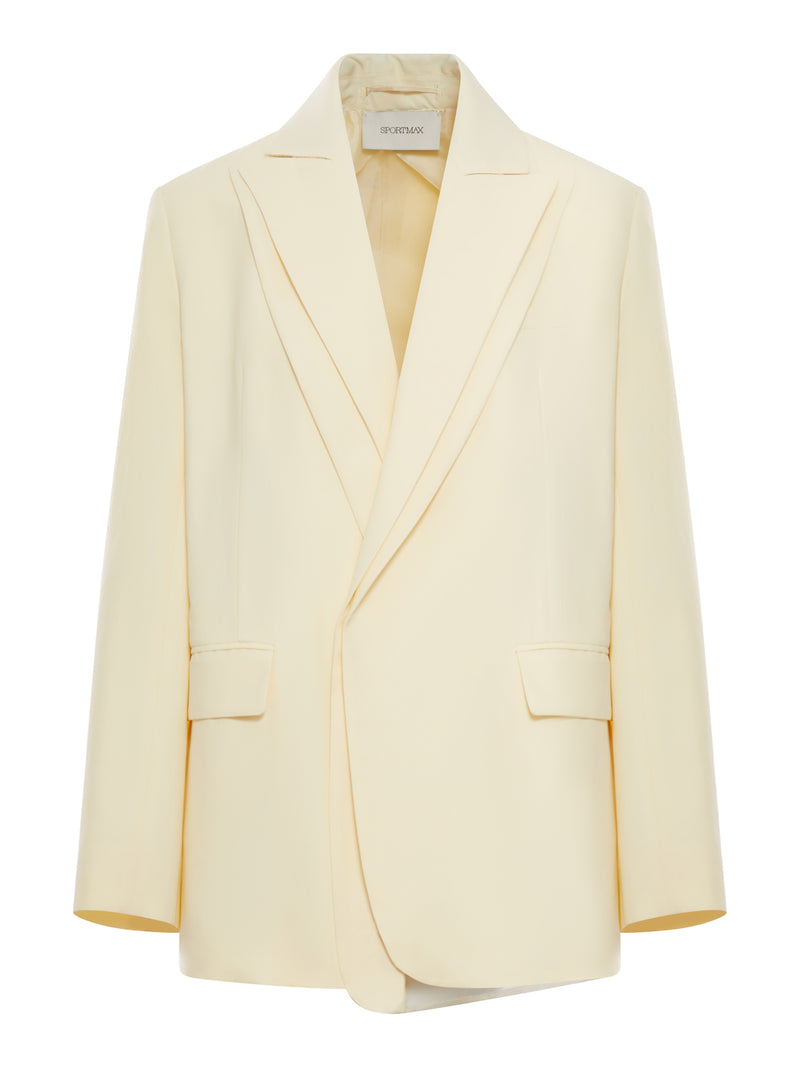 DOUBLE COLLAR BLAZER IN VISCOSE BLEND
