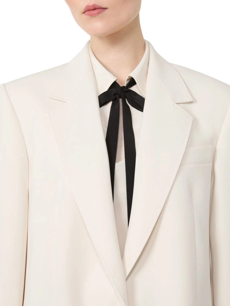 SINGLE-BREASTED CADY BLAZER