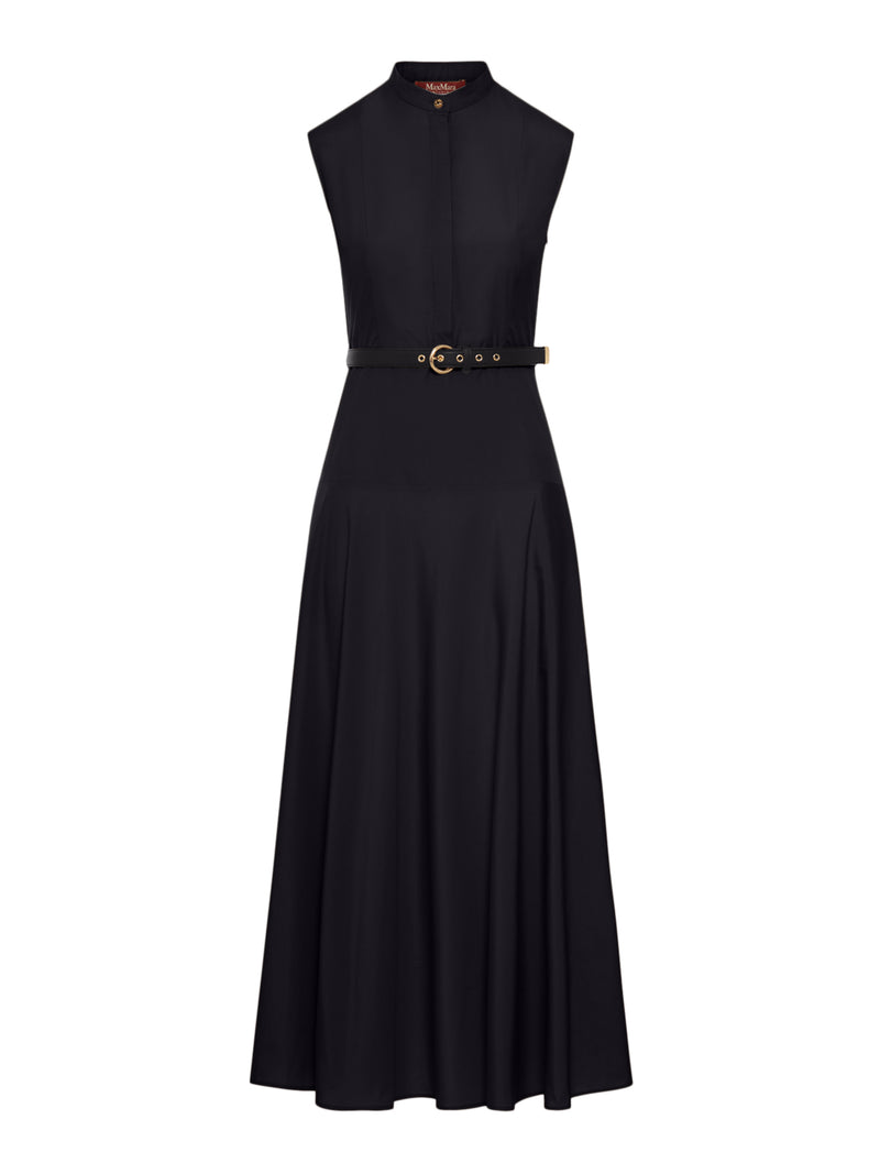 COTTON POPLIN WHEEL-SHAPED DRESS