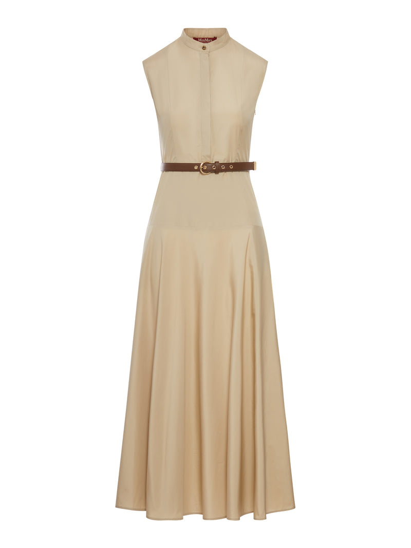 COTTON POPLIN WHEEL-SHAPED DRESS