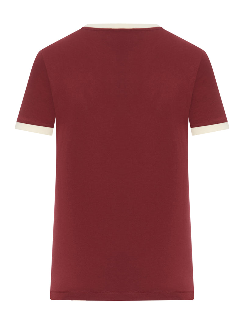 COTTON JERSEY T-SHIRT WITH EMBROIDERED LOGO