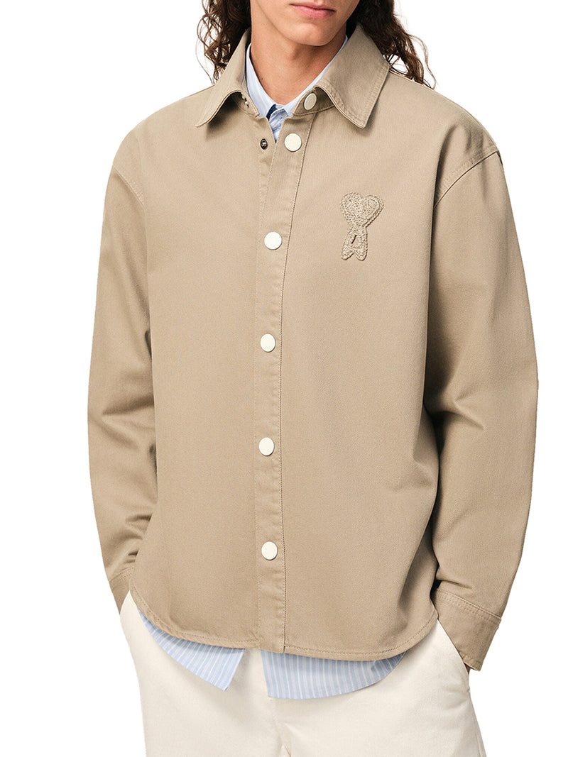 AMI DE COEUR COTTON KNIT SHIRT JACKET