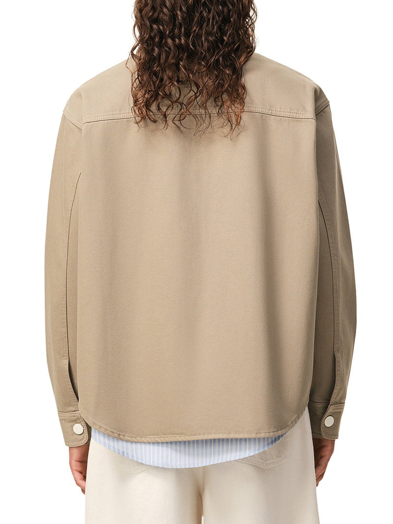 AMI DE COEUR COTTON KNIT SHIRT JACKET