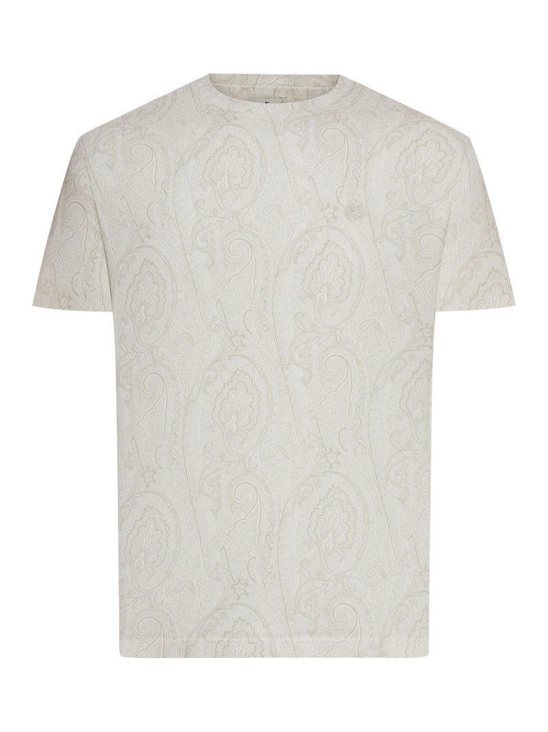COTTON T-SHIRT WITH ARNICA PATTERN