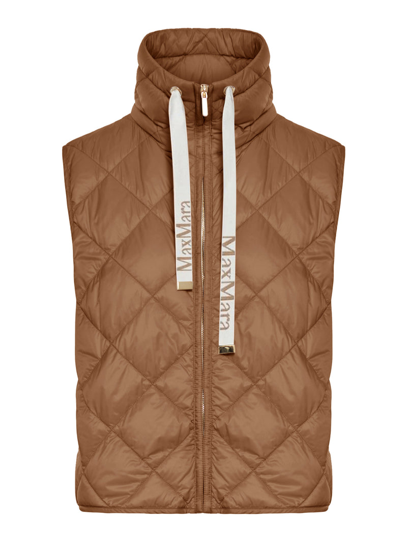 PADDED VEST IN DROP-RESISTANT NYLON CANVAS